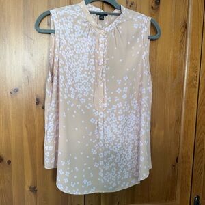 Ann Taylor Light Pink Sleeveless Blouse-Almost New-Size LP 20"x26"